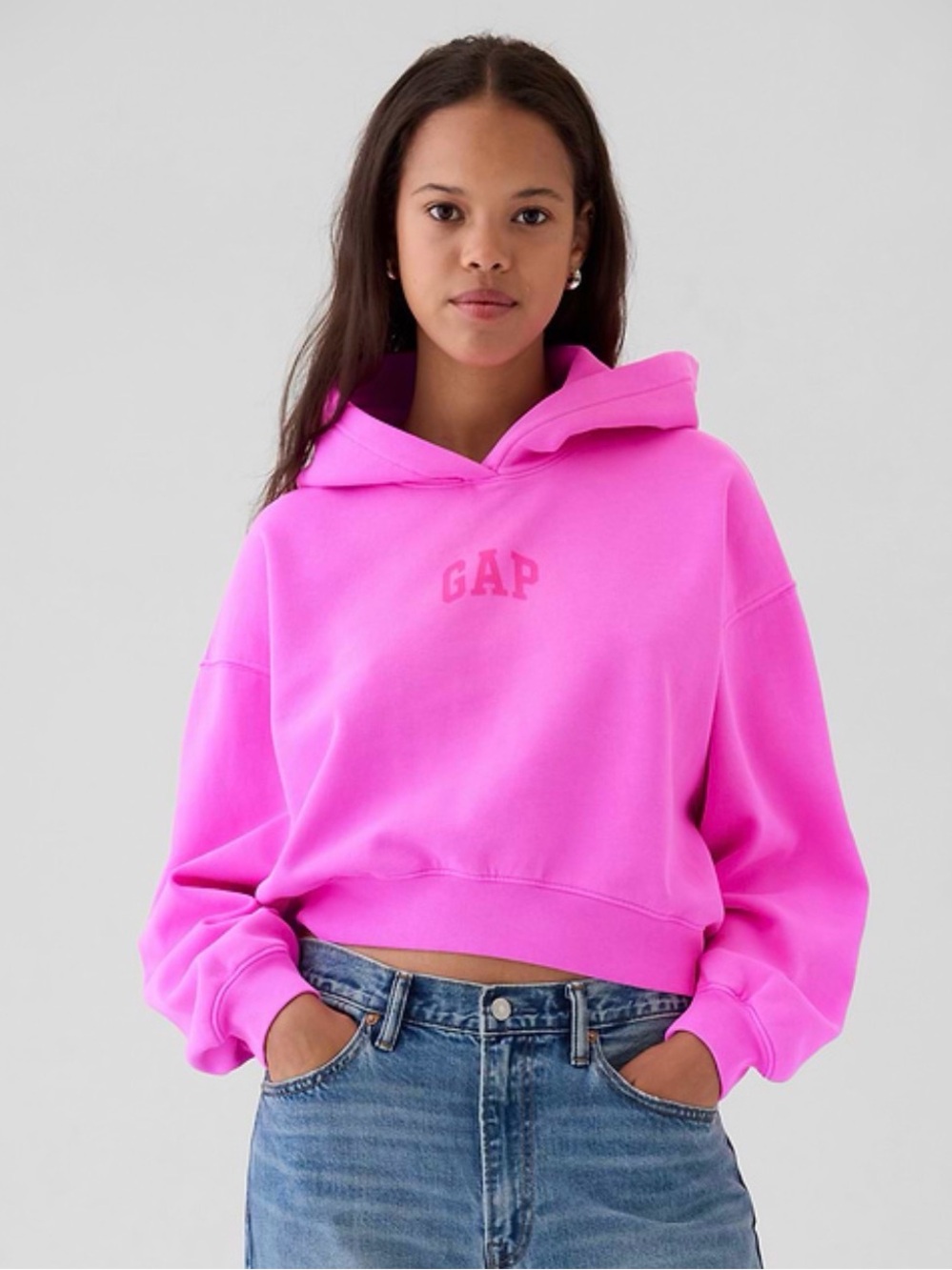 Pink or Blue Cropped GAP Sweatshirts